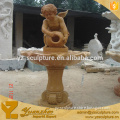Outdoor Large Stone Water Fountain With Angel Sculpture